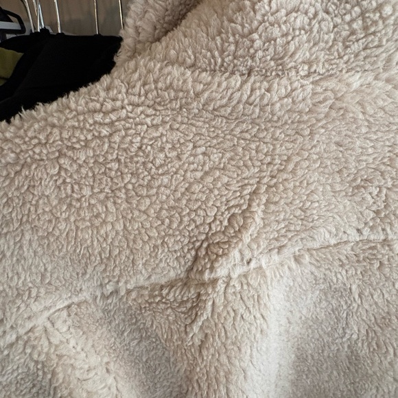 For The Republic Cream Sherpa Jacket - Picture 4 of 5